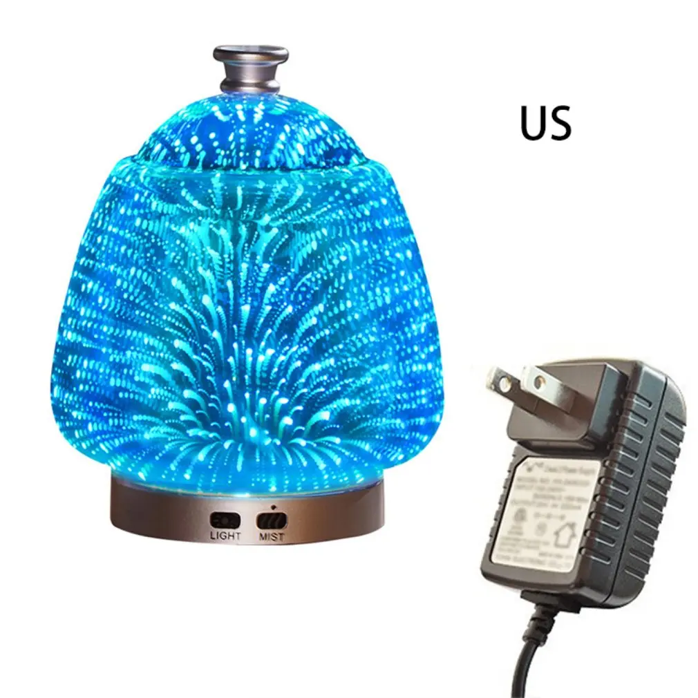 Aroma Diffuser Humidifier 120ml Colorful Creative Firework Glass Ultrasonic Essential Oil Aroma Lamp Humidifier 
Aroma Diffuser Humidifier 120ml Colorful Creative Firework Glass Ultrasonic Essential Oil Aroma Lamp Humidifier