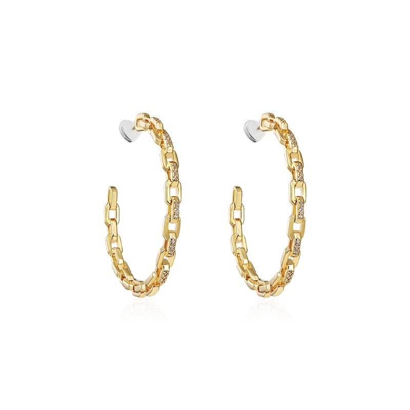 Trendy Big Round Chain Type Twist Hoop Earrings for Women Girls Earrings 925 Sterling Silver Pendientes Wedding Jewelry Gift 
Trendy Big Round Chain Type Twist Hoop Earrings for Women Girls Earrings 925 Sterling Silver Pendientes Wedding Jewelry Gift