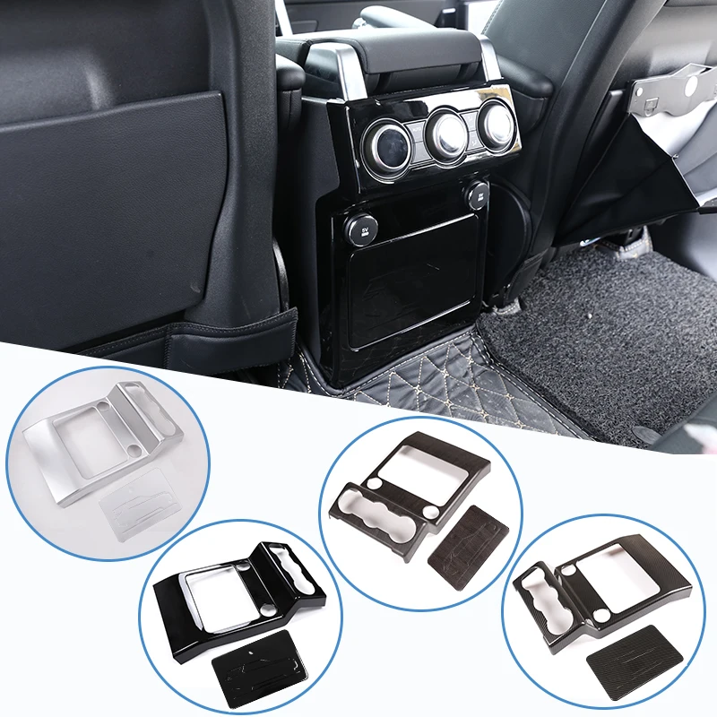 Car Accessories For Land Rover Discovery 5 LR5 L462 2017 2018 2019 2020 ABS chrome/Carbon Fiber Texture Rear Air Vent Frame Trim
Car Accessories For Land Rover Discovery 5 LR5 L462 2017 2018 2019 2020 ABS chrome/Carbon Fiber Texture Rear Air Vent Frame Trim