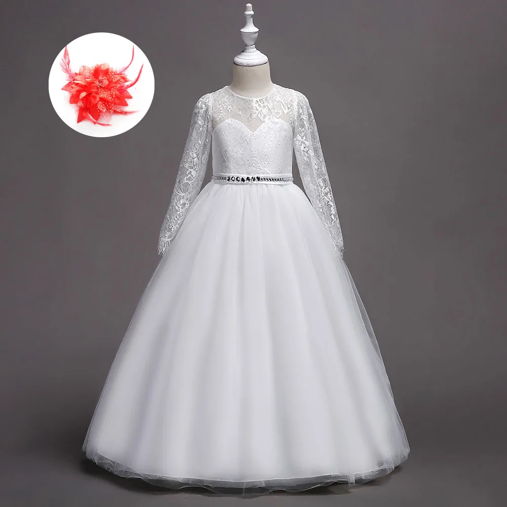 Red Blue Lavender Kids Wedding Birthday Evening Formal Dresses for Juniors White Long Sleeve Gown Girls Party Princess Dress
Red Blue Lavender Kids Wedding Birthday Evening Formal Dresses for Juniors White Long Sleeve Gown Girls Party Princess Dress