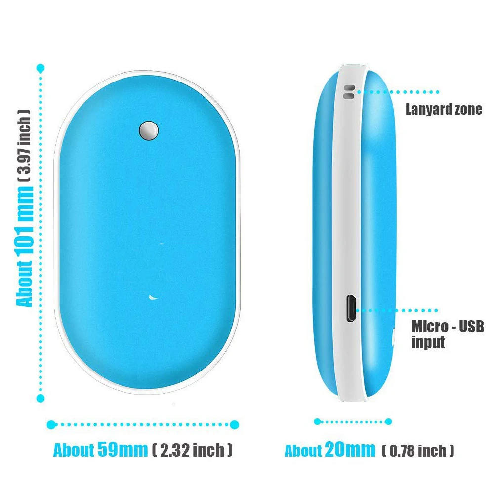 Portable Mini Electric Hand Warmer 5200mAh 5V Cute USB Rechargeable Hand Warmer Heater For Winter Heating Heater For Hands
Portable Mini Electric Hand Warmer 5200mAh 5V Cute USB Rechargeable Hand Warmer Heater For Winter Heating Heater For Hands
