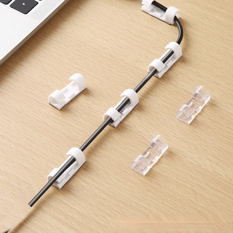 20Pcs Cable Organizer Clips Cable Management DesktopABS Wire Manager Cord Holder USB Charging Data Line Winder
20Pcs Cable Organizer Clips Cable Management DesktopABS Wire Manager Cord Holder USB Charging Data Line Winder
