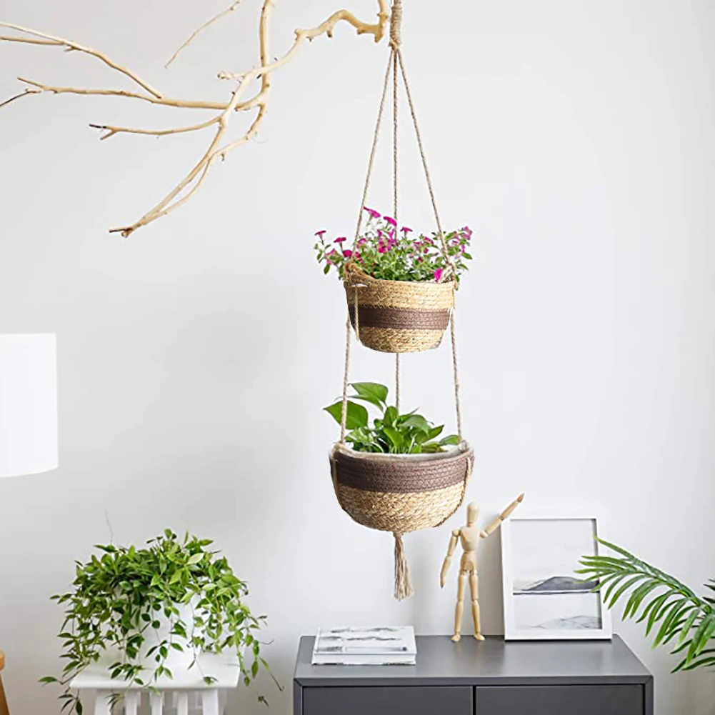 Hanging Plant Handmade Macrame Plant Hanger Flower Pot Planter Hanger Wall Decor Courtyard Garden Hanging Planter Hanging Basket
Hanging Plant Handmade Macrame Plant Hanger Flower Pot Planter Hanger Wall Decor Courtyard Garden Hanging Planter Hanging Basket