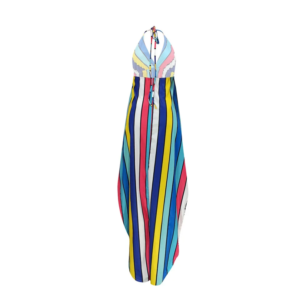 Rainbow Striped Print Summer Irregular Maxi Top 2021 Women Halter Neck Backless Bohemian Tee Sexy Beach Boho Long T-shirts Hot
Rainbow Striped Print Summer Irregular Maxi Top 2021 Women Halter Neck Backless Bohemian Tee Sexy Beach Boho Long T-shirts Hot