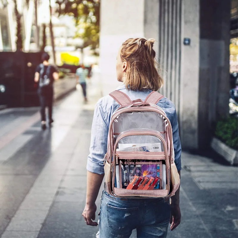 Transparent Fashion Computer Laptop Bag PVC Jelly Women Backpack Waterproof Bag Pack Summer Beach Travel Bag Clear School Bag
Transparent Fashion Computer Laptop Bag PVC Jelly Women Backpack Waterproof Bag Pack Summer Beach Travel Bag Clear School Bag