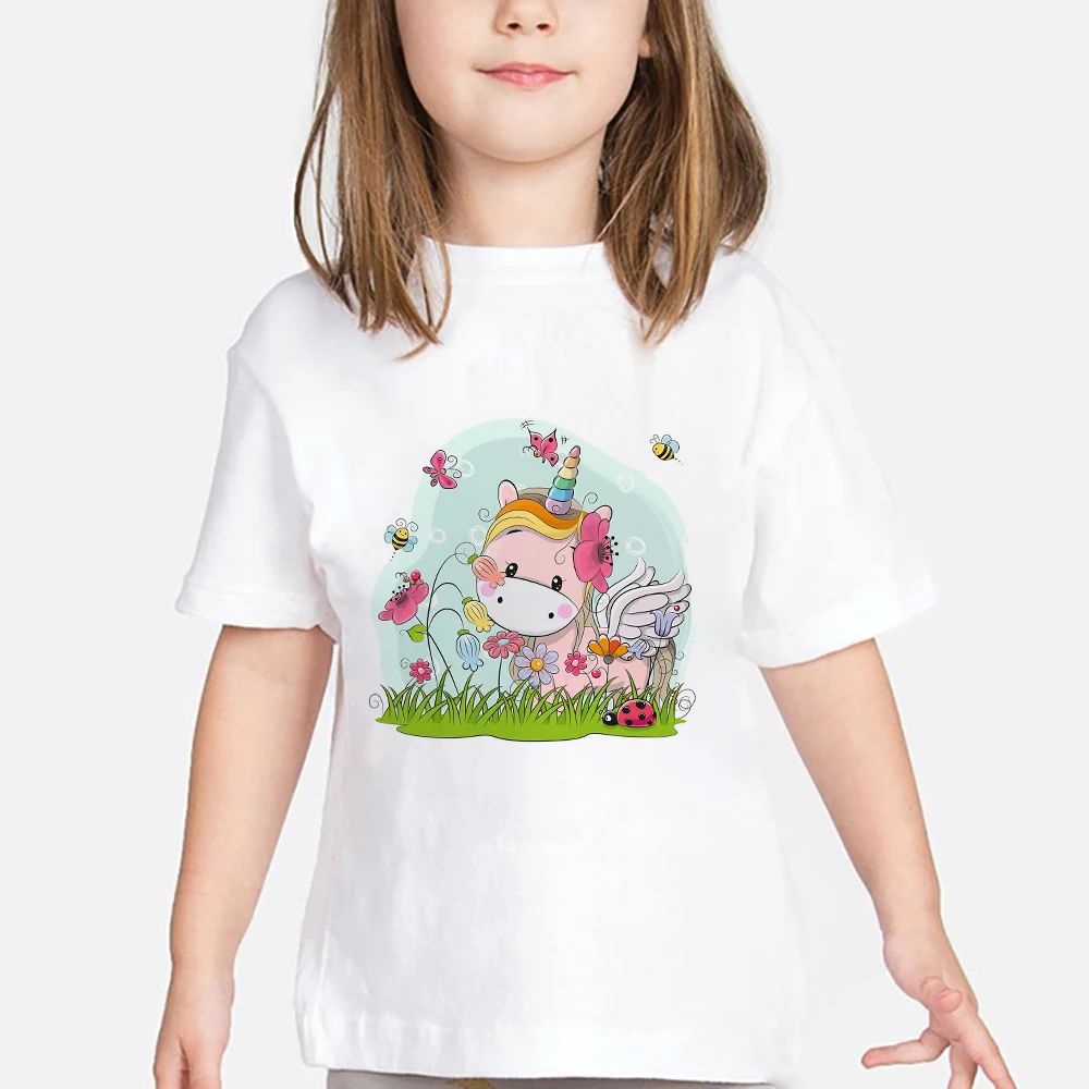 Summer Fashion Unicorn Girls T shirt Children Short Sleeves White Tees For Boys Baby Kids Cute Casual Clothes Tops For Girls
Summer Fashion Unicorn Girls T shirt Children Short Sleeves White Tees For Boys Baby Kids Cute Casual Clothes Tops For Girls