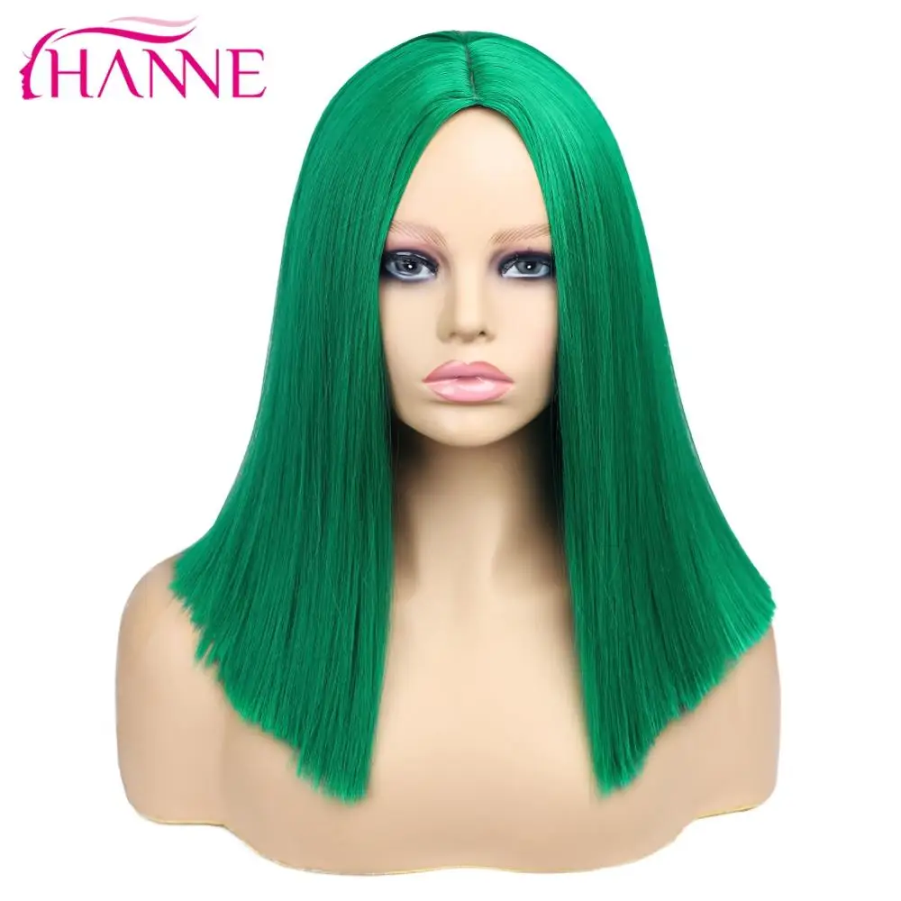 HANNE Green/red/blue Short Straight Wig Middle Part Synthetic Wigs For White Women Heat Resistant Hair Wigs
HANNE Green/red/blue Short Straight Wig Middle Part Synthetic Wigs For White Women Heat Resistant Hair Wigs
