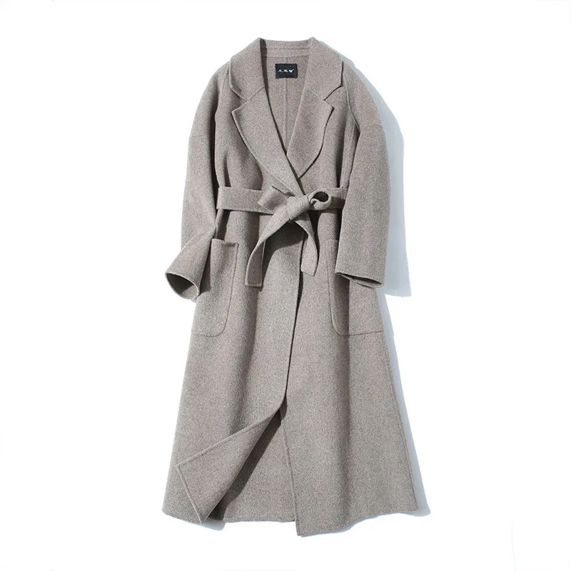 Winter Long Wool Coat Women Cashmere Blend Belted Camel Jacket Came Wool Trench Woolen Overcoat Beige Outfits 2021 Fashion
Winter Long Wool Coat Women Cashmere Blend Belted Camel Jacket Came Wool Trench Woolen Overcoat Beige Outfits 2021 Fashion