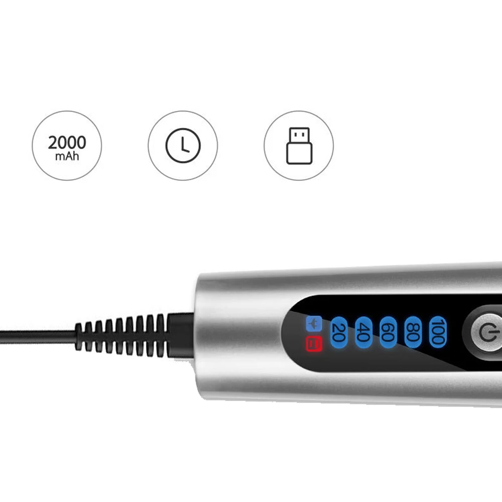 Hair Clipper Professional Electric Trimmer With LED Screen Washable Rechargeable Men Strong Power Steel Cutter Head
Hair Clipper Professional Electric Trimmer With LED Screen Washable Rechargeable Men Strong Power Steel Cutter Head