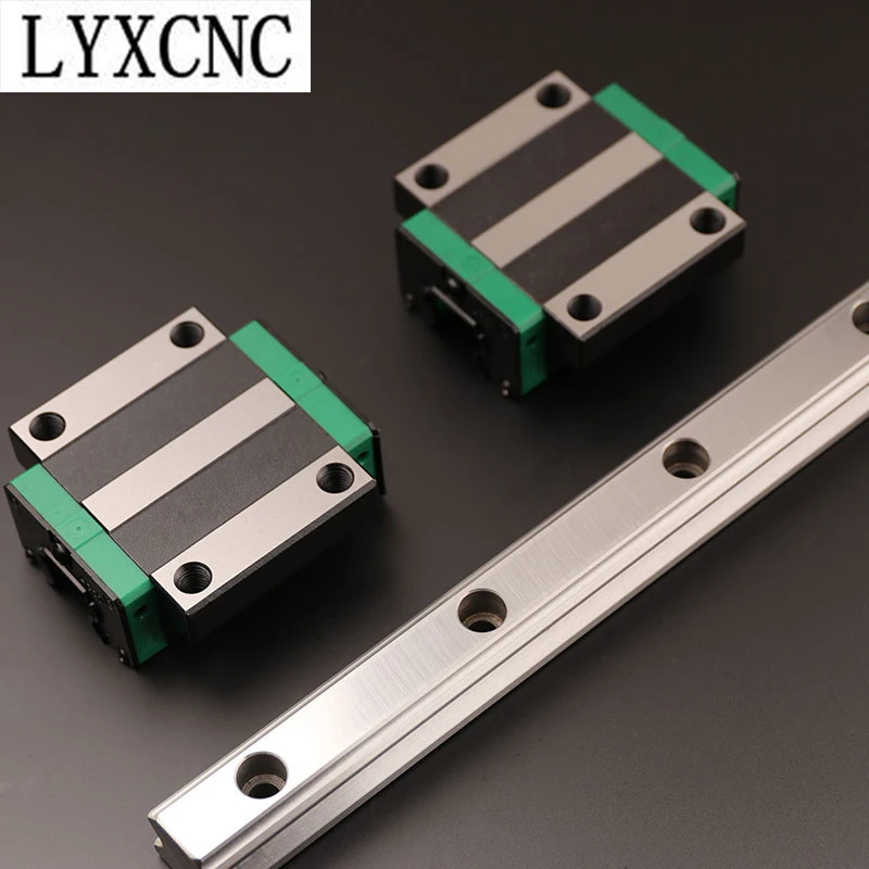 

HGR15 HGR20 HGR25 HGR30 Heavy Linear Guide Rail + HGH15CA HGW15CC HGH20CA HGW20CC HGW25CA HGW25CC Slide Block For CNC Parts