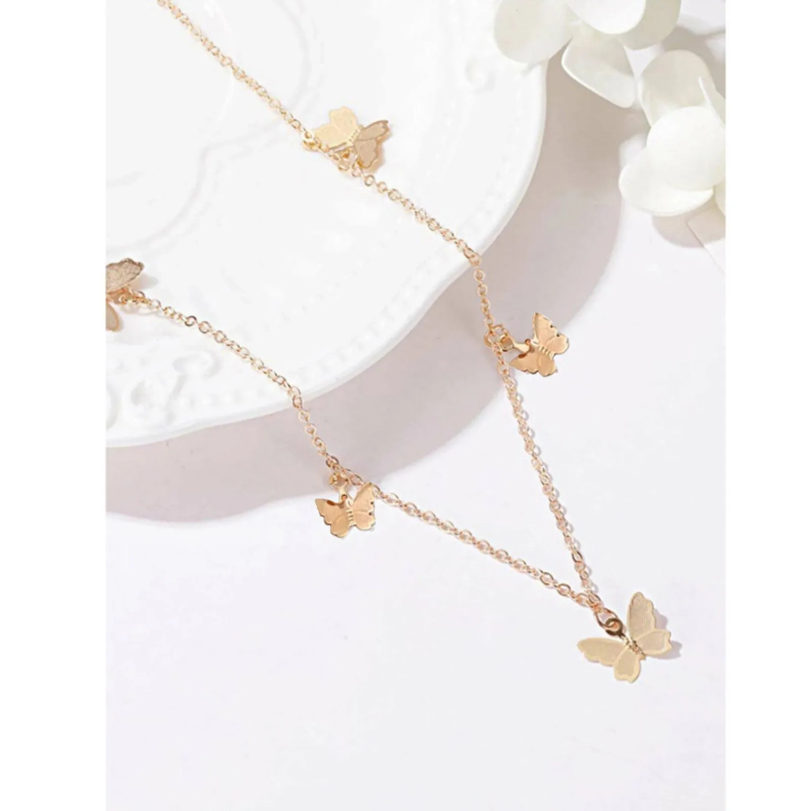 Luxury Temperament Butterfly Pendant Crystal Necklace Female Ins Cold Wind Forest Jewelry lady lovely manufacturers wholesale
Luxury Temperament Butterfly Pendant Crystal Necklace Female Ins Cold Wind Forest Jewelry lady lovely manufacturers wholesale