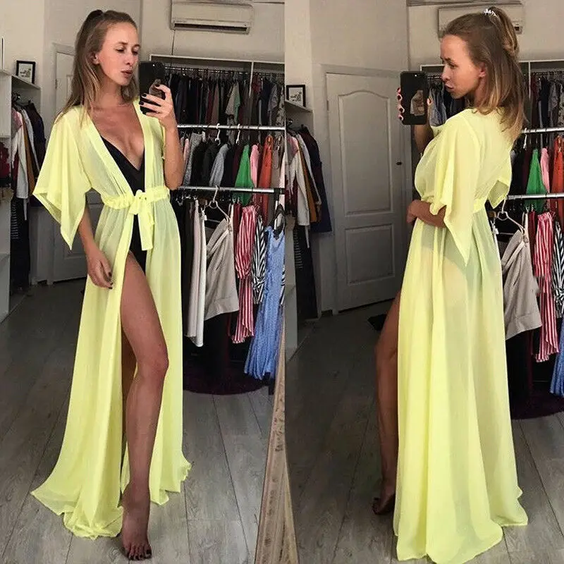 2021 New Hot Women Summer Chiffon Bikini Cover Up Swimwear Bathing Suit Beach Long Dress Cardigans Ladies Swimwear Cover-Ups
2021 New Hot Women Summer Chiffon Bikini Cover Up Swimwear Bathing Suit Beach Long Dress Cardigans Ladies Swimwear Cover-Ups