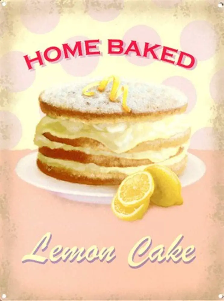 Adorepug Home Baked Lemon Cake Tin Wall Sign The Art Iron Painting Plaque Metal Wall Decoration Poster Decor Gifts
Adorepug Home Baked Lemon Cake Tin Wall Sign The Art Iron Painting Plaque Metal Wall Decoration Poster Decor Gifts