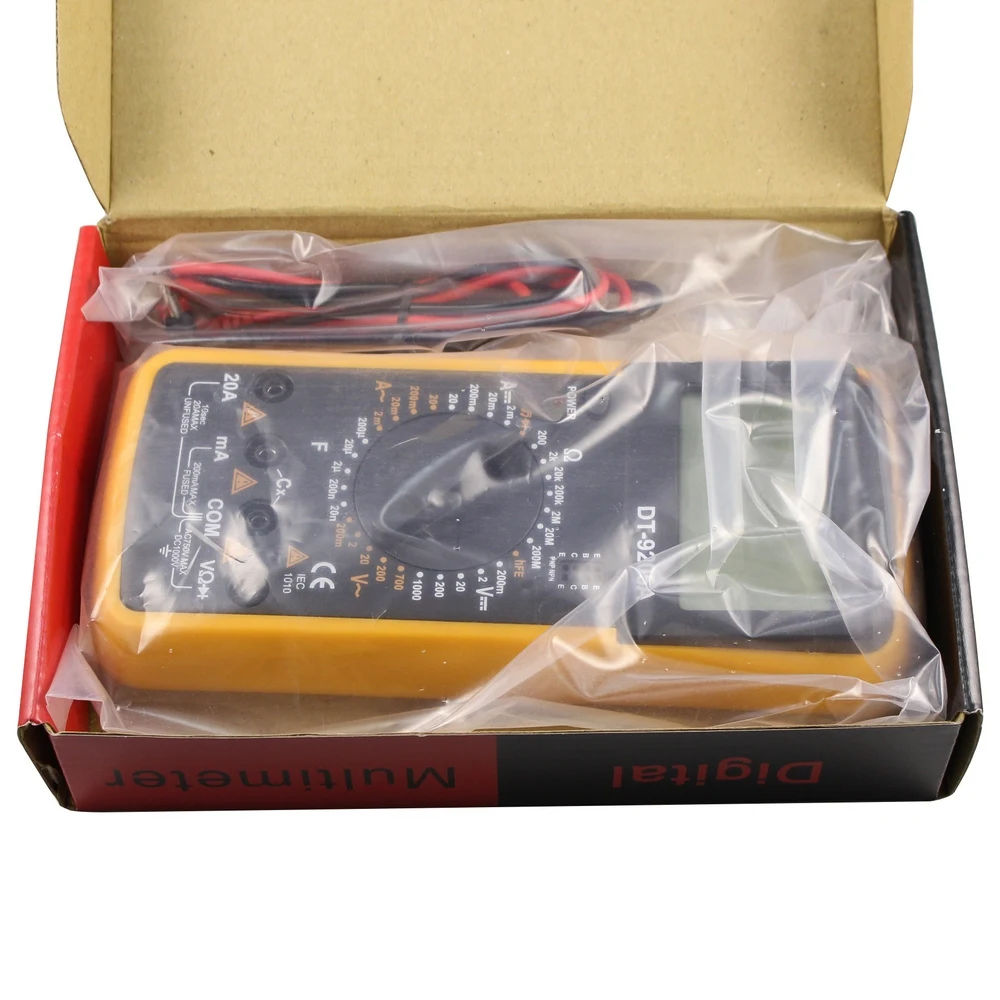 Digital Multimeter Portable Universal Meter Voltage Tester Buzzer Indicator Universal Meter AC/DC Ammeter Handheld Multimeter 
Digital Multimeter Portable Universal Meter Voltage Tester Buzzer Indicator Universal Meter AC/DC Ammeter Handheld Multimeter