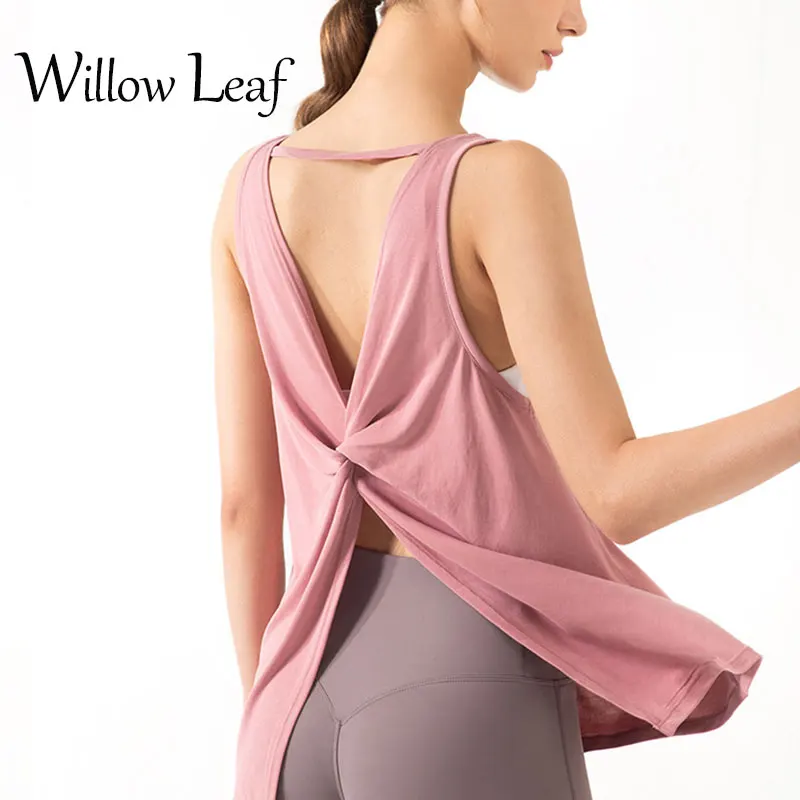 Willow Leaf 2021 Loose Summer Yoga Vest Running Woman Sleeveless Sports Shirts Gym Fitness Tank Top Workout Clothing Blouses
Willow Leaf 2021 Loose Summer Yoga Vest Running Woman Sleeveless Sports Shirts Gym Fitness Tank Top Workout Clothing Blouses