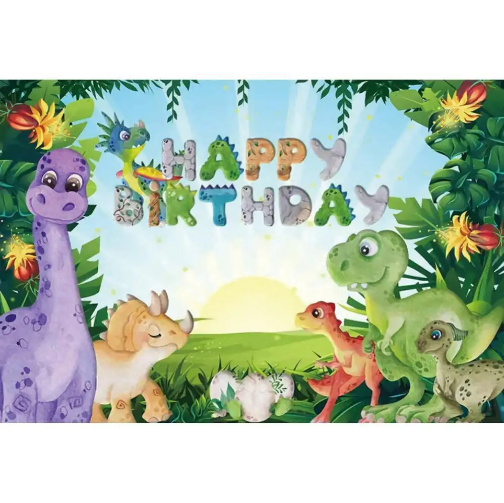 Dinosaur Jungle Forest Animal Safari Party Newborn Baby Shower Boy Birthday Backdrop Photography Background for Photo Studio
Dinosaur Jungle Forest Animal Safari Party Newborn Baby Shower Boy Birthday Backdrop Photography Background for Photo Studio