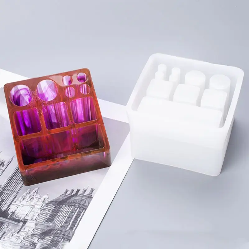 DIY crystal Epoxy Resin mold silicone rectangular square round lipstick storage box Mold hand made mirror jewelry Making
DIY crystal Epoxy Resin mold silicone rectangular square round lipstick storage box Mold hand made mirror jewelry Making
