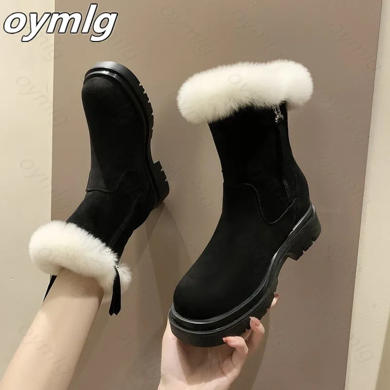 Winter Round Toe Keep Warm Snow Boots Short Plush Non-slip Ankle Boots Solid Color Non-slip Women Shoes Zapatillas Mujer 2020
Winter Round Toe Keep Warm Snow Boots Short Plush Non-slip Ankle Boots Solid Color Non-slip Women Shoes Zapatillas Mujer 2020