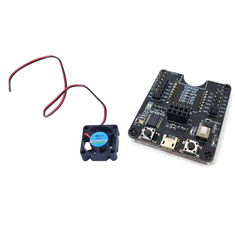 Active Cooling Mini Fan for Raspberry Pi 3 Model B / 2B / B+ - & ESP8266 Test Frame Burner Development Board WIFI Module
Active Cooling Mini Fan for Raspberry Pi 3 Model B / 2B / B+ - & ESP8266 Test Frame Burner Development Board WIFI Module