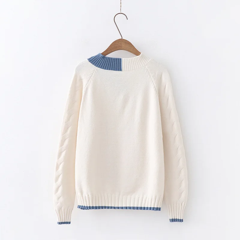 Autumn Casual Sweet Loose All-match Sweater Women Mori Girl 5 Color V-neck Knitted Loose Pullover Female Sweater U152
Autumn Casual Sweet Loose All-match Sweater Women Mori Girl 5 Color V-neck Knitted Loose Pullover Female Sweater U152