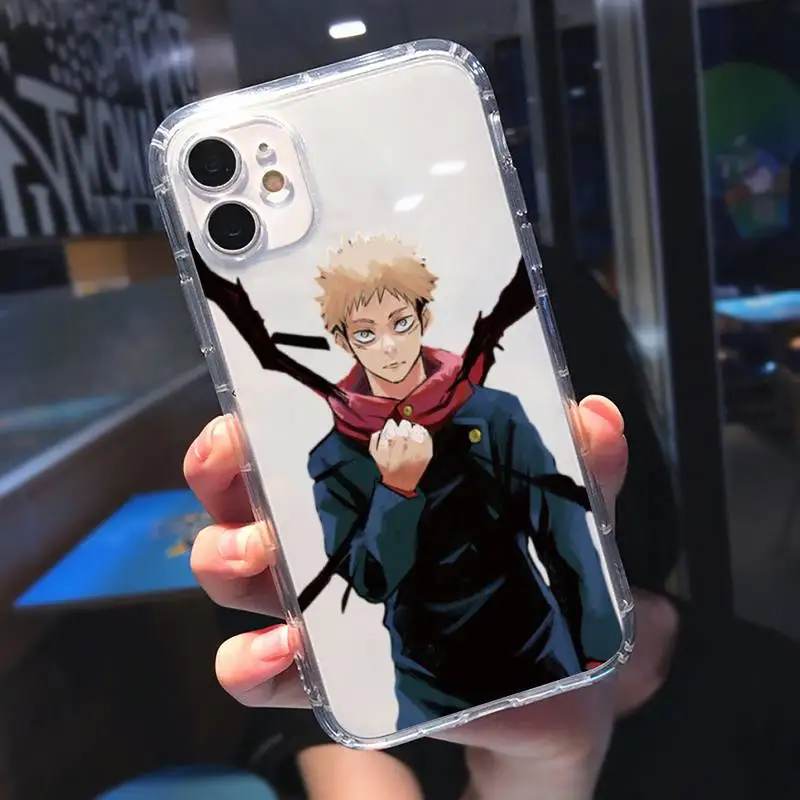 Jujutsu Kaisen Japan anime cool Phone Case Transparent for iPhone 11 12 mini pro XS MAX 8 7 6 6S Plus X 5S SE 2020 XR
Jujutsu Kaisen Japan anime cool Phone Case Transparent for iPhone 11 12 mini pro XS MAX 8 7 6 6S Plus X 5S SE 2020 XR