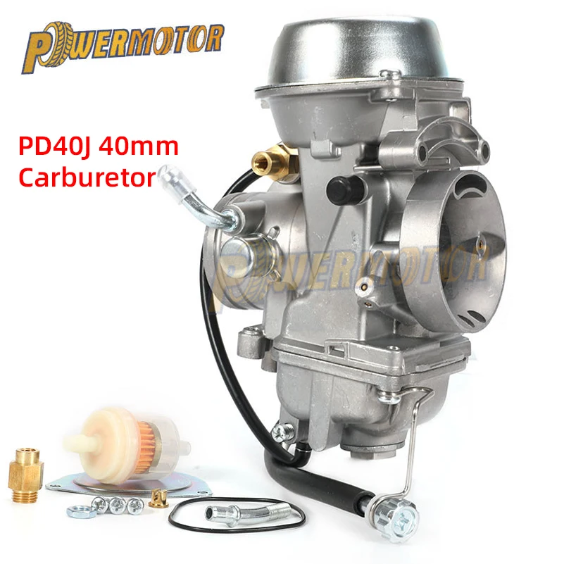 

Motorcycle Carburetor PD40J 40mm 4 Stroke Carb Parts for POLARIS SCRAMBLER 4X4 Universal 400cc to 600cc Racing Motor Accessories