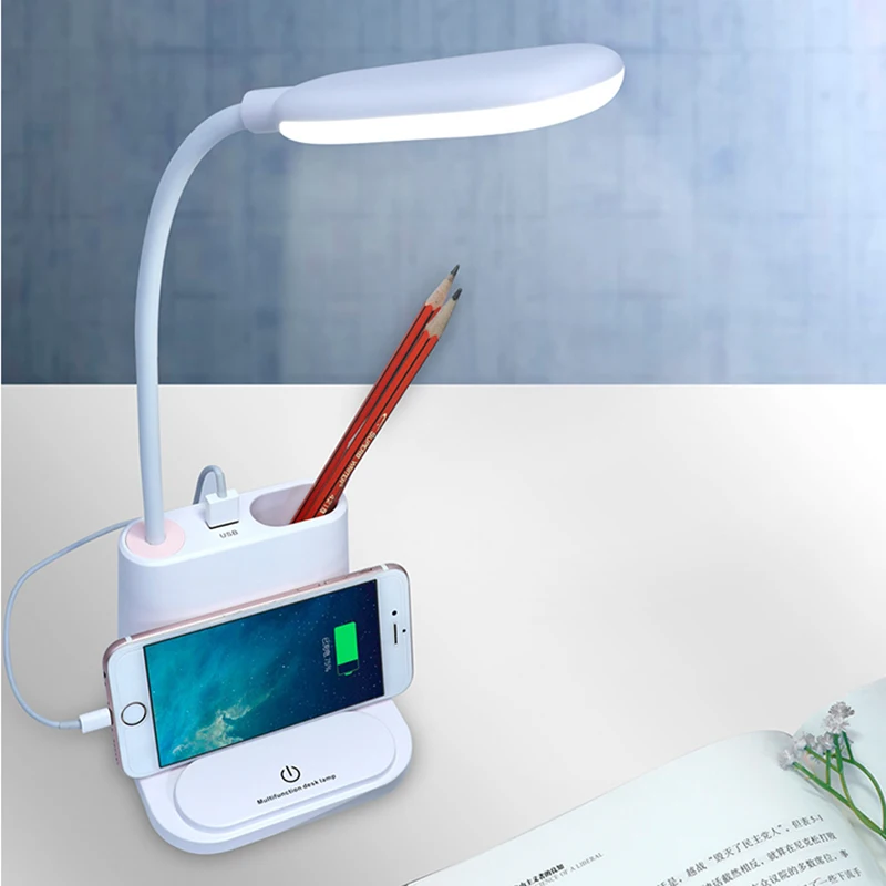 Led Small Desk Lamp Touch Adjustment Usb Rechargeable Table Light Pen Holder with Fan Eye Protection Learning Lamp for Student
Led Small Desk Lamp Touch Adjustment Usb Rechargeable Table Light Pen Holder with Fan Eye Protection Learning Lamp for Student