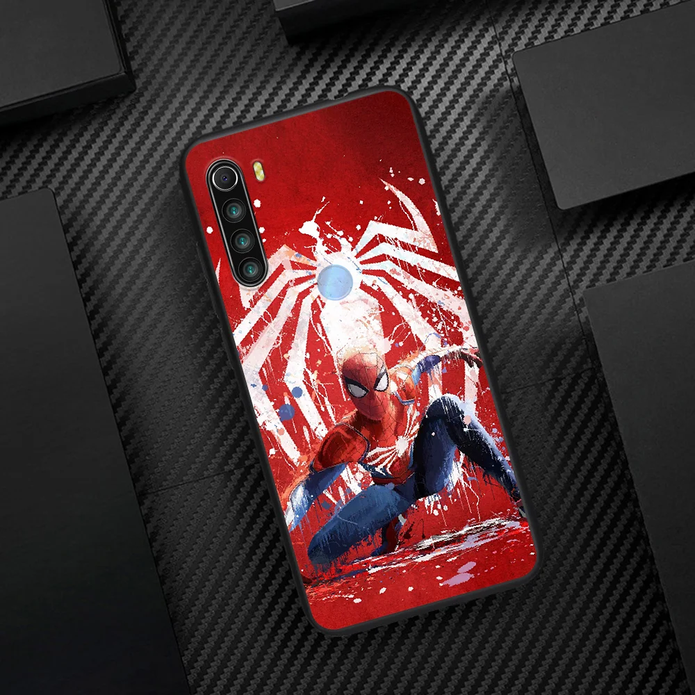 Super Hero Spiders Man Phone Case Cover Hull For XIAOMI Redmi 7 7A 8 8A 9 9C Note 6 7 8 9 9S K20 Pro K30 black Shell Soft Etui
Super Hero Spiders Man Phone Case Cover Hull For XIAOMI Redmi 7 7A 8 8A 9 9C Note 6 7 8 9 9S K20 Pro K30 black Shell Soft Etui