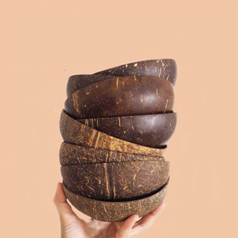 Creative Natural Coconut Wood Bowl kitchen cereal Dessert Fruit Salad Noodles Rice Ice Cream Wood Crafts Decoration Houseware
Creative Natural Coconut Wood Bowl kitchen cereal Dessert Fruit Salad Noodles Rice Ice Cream Wood Crafts Decoration Houseware