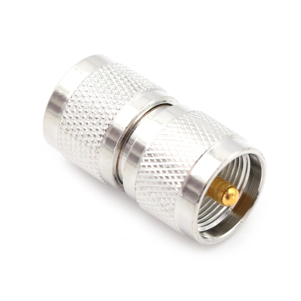 Sliver UHF PL259 Male To UHF PL-259 Male Plug RF Coaxial Adapter Connector Double Straight Long RF Coax Adapter Connector
Sliver UHF PL259 Male To UHF PL-259 Male Plug RF Coaxial Adapter Connector Double Straight Long RF Coax Adapter Connector
