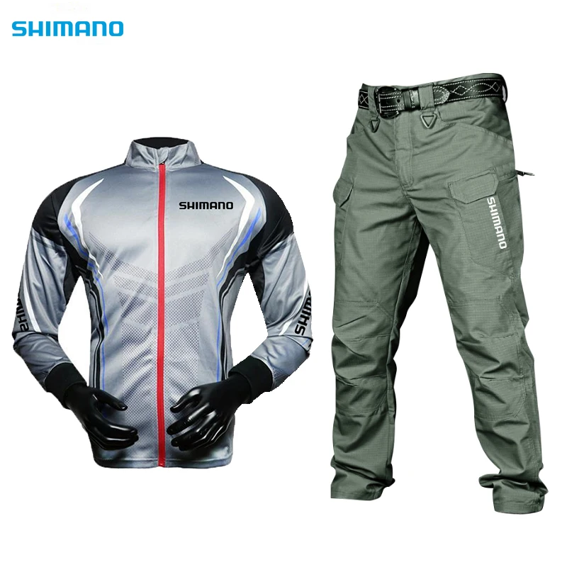Fishing Suit Men Summer Autumn Thin Shimanos Fishing Clothing Stand Casual Hiking Fishing Jacket & Pants Outdoor Fishing Wear
Fishing Suit Men Summer Autumn Thin Shimanos Fishing Clothing Stand Casual Hiking Fishing Jacket & Pants Outdoor Fishing Wear