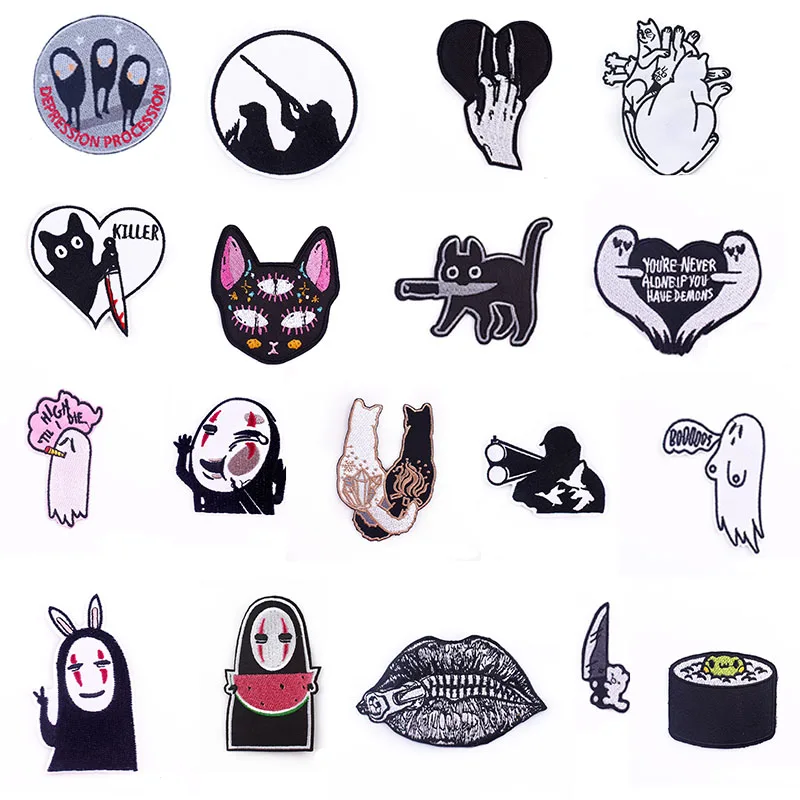 Cartoon Animal Patch Embroidered Patches For Clothing Spirited Away Striped Badge Iron-On Patterned Patch Sticker For Clothes
Cartoon Animal Patch Embroidered Patches For Clothing Spirited Away Striped Badge Iron-On Patterned Patch Sticker For Clothes