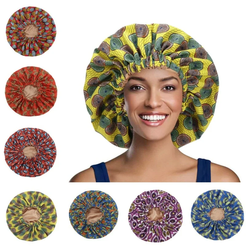Satin Bonnet Cap Night Sleep Hat Durag Large Women Fashion Print Silk Double Layer Headwear Hair Wrap Care Cover Accessories
Satin Bonnet Cap Night Sleep Hat Durag Large Women Fashion Print Silk Double Layer Headwear Hair Wrap Care Cover Accessories
