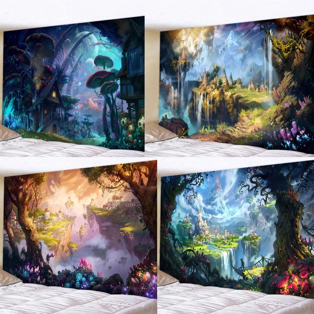 Psychedelic Mushroom Tapestry Wall Hanging Large Tapestry Wall Decor Tapestries for Bedroom College Dorm Room Decoration
Psychedelic Mushroom Tapestry Wall Hanging Large Tapestry Wall Decor Tapestries for Bedroom College Dorm Room Decoration