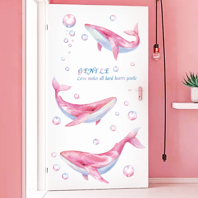 3pcs Creative Pink Whale Wall Stickers for TV Background Kids room Removable Vinyl Wall Decal Nursery Kindergarten Wall Mural
3pcs Creative Pink Whale Wall Stickers for TV Background Kids room Removable Vinyl Wall Decal Nursery Kindergarten Wall Mural