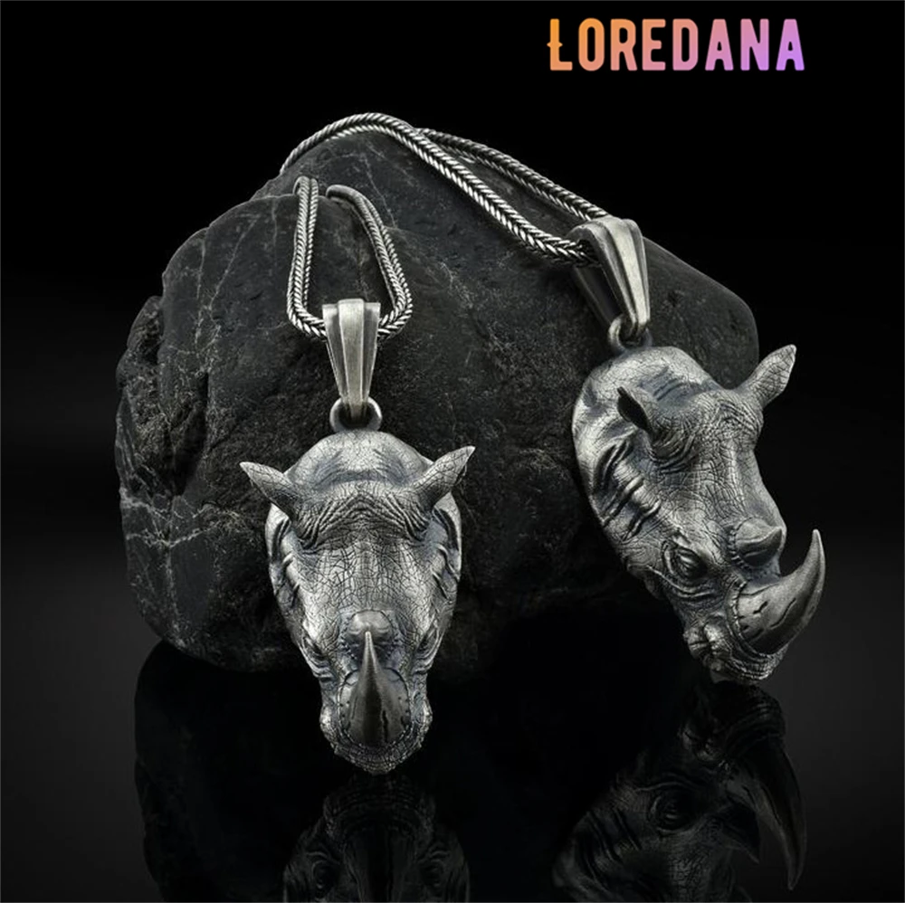 Loredana Exquisite Imitation Of A Wild Rhinoceros Head Tin Necklace Pendant For Men And Women. Release The Charm N199
Loredana Exquisite Imitation Of A Wild Rhinoceros Head Tin Necklace Pendant For Men And Women. Release The Charm N199