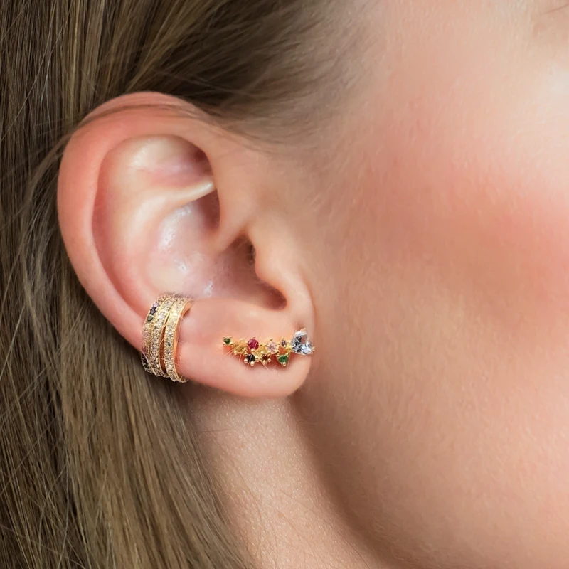 AIDE 925 Sterling Silver Earrings For Women Love Zircon Stud Earrings Ear Piercing Pendientes Mom Gift 2021 Trend Vintage 
AIDE 925 Sterling Silver Earrings For Women Love Zircon Stud Earrings Ear Piercing Pendientes Mom Gift 2021 Trend Vintage