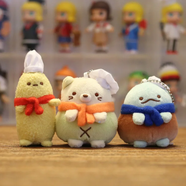 Kawaii аниме уголок биологическая мягкая плюшевая игрушка Sumikko Gurashi San x ручной