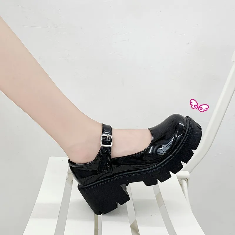 Patent Leather Mary Janes Shoes Buckle Strap Round Toe Summer Outdoor Casual Ladies Shoes Student Party Shoes Zapatos De Mujer
Patent Leather Mary Janes Shoes Buckle Strap Round Toe Summer Outdoor Casual Ladies Shoes Student Party Shoes Zapatos De Mujer