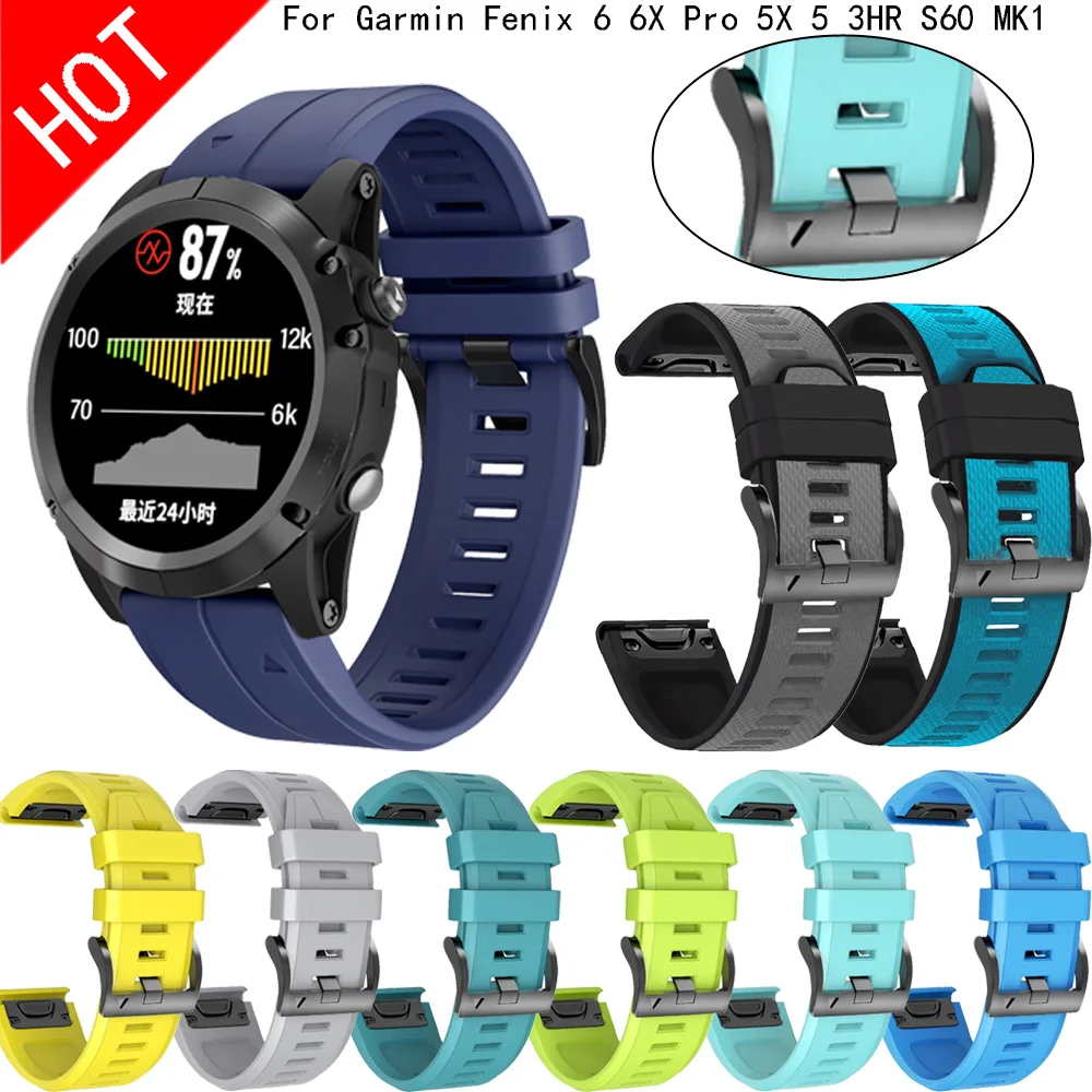 Ремешок силиконовый для смарт-часов Garmin Fenix 5X 6X Pro 6 5 Plus 3 HR, быстросъемный браслет, аксессуары для наручных часов, 26 мм 22 мм
Ремешок силиконовый для смарт-часов Garmin Fenix 5X 6X Pro 6 5 Plus 3 HR, быстросъемный браслет, аксессуары для наручных часов, 26 мм 22 мм