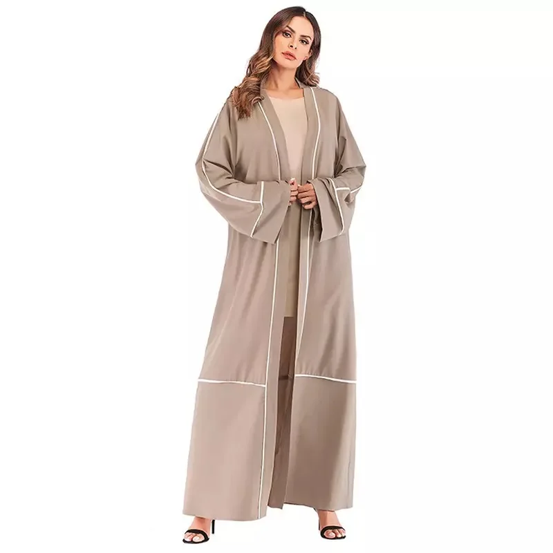 

Open Kaftan Dubai Abaya Turkey Kimono Cardigan Islam Muslim Hijab Dress Jilbab Abayas For Women Robe Ete Caftan Islamic Clothing