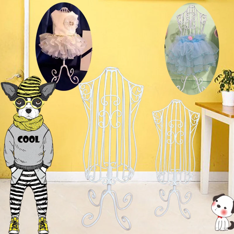 Pet Dog Cloth Hangers Metal Dog Mannequins Pet Clothes Racks Display Hanger Torsos Doll Pets Dogs Cat Clothing Mannequin Stands
Pet Dog Cloth Hangers Metal Dog Mannequins Pet Clothes Racks Display Hanger Torsos Doll Pets Dogs Cat Clothing Mannequin Stands