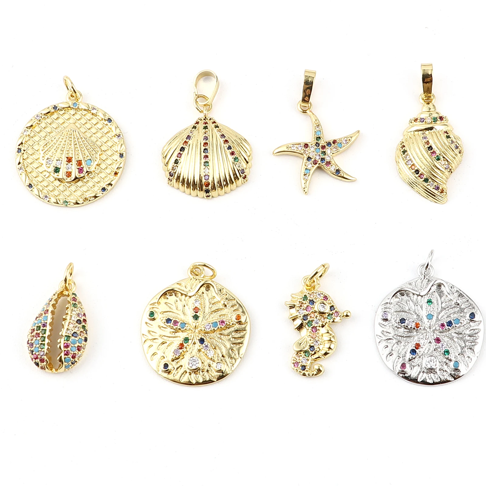 Trend Shell Charms Gold Color Ocean Shell Bracelet Pendant Fashion Jewelry Making Discovery DIY Pendant Necklace Jewelry Gifts
Trend Shell Charms Gold Color Ocean Shell Bracelet Pendant Fashion Jewelry Making Discovery DIY Pendant Necklace Jewelry Gifts