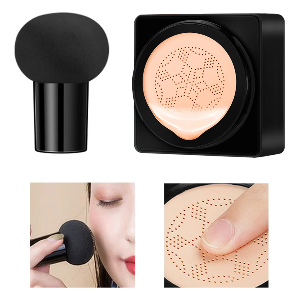 BB Air Cushion Foundation Mushroom Head CC Cream Natural Moisturizing Concealer Cosmetic Brighten Whitening Oil-Control Makeup
BB Air Cushion Foundation Mushroom Head CC Cream Natural Moisturizing Concealer Cosmetic Brighten Whitening Oil-Control Makeup