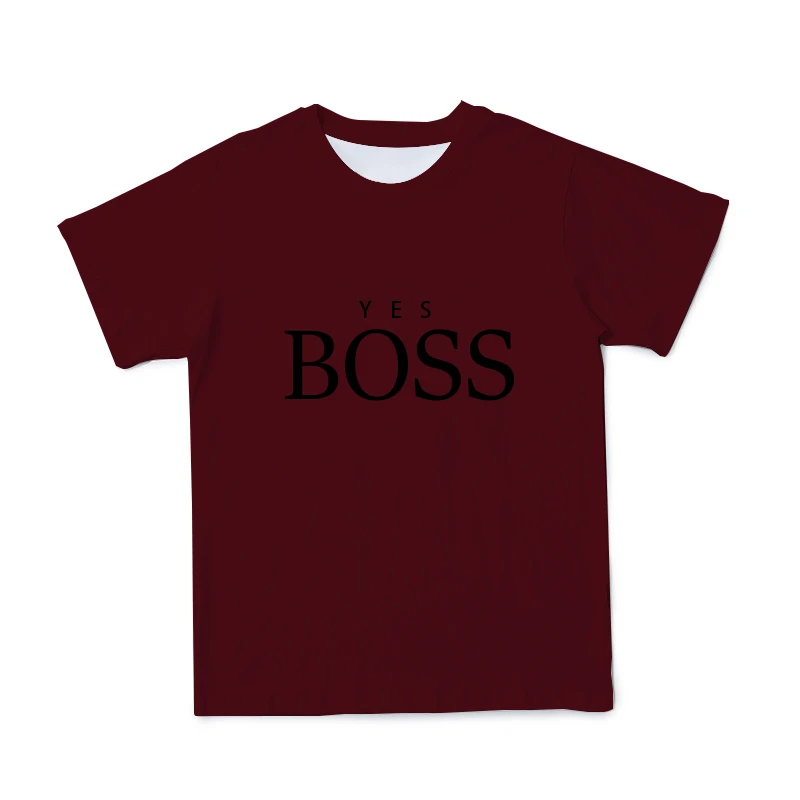 Popular New Men's 3D Printing Casual Couple English Letters Round Neck Short Sleeve T-Shirt And Women's Top
Popular New Men's 3D Printing Casual Couple English Letters Round Neck Short Sleeve T-Shirt And Women's Top