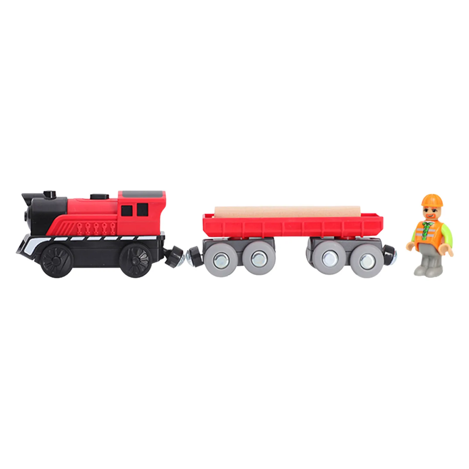 

Деревянные игрушки для поезда, модель поезда, магнитная железная дорога, трек, игрушка, аксессуары, пластиковый локомотив для детей, подарок...