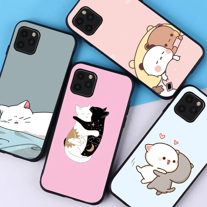 Cute cat animal Phone Case For iPhone SE 2020 11 12 7 8 Plus X XR XS MAX 11 12 Pro MAX SE 2020 12 Mini Funda Coque Carcasa 
Cute cat animal Phone Case For iPhone SE 2020 11 12 7 8 Plus X XR XS MAX 11 12 Pro MAX SE 2020 12 Mini Funda Coque Carcasa