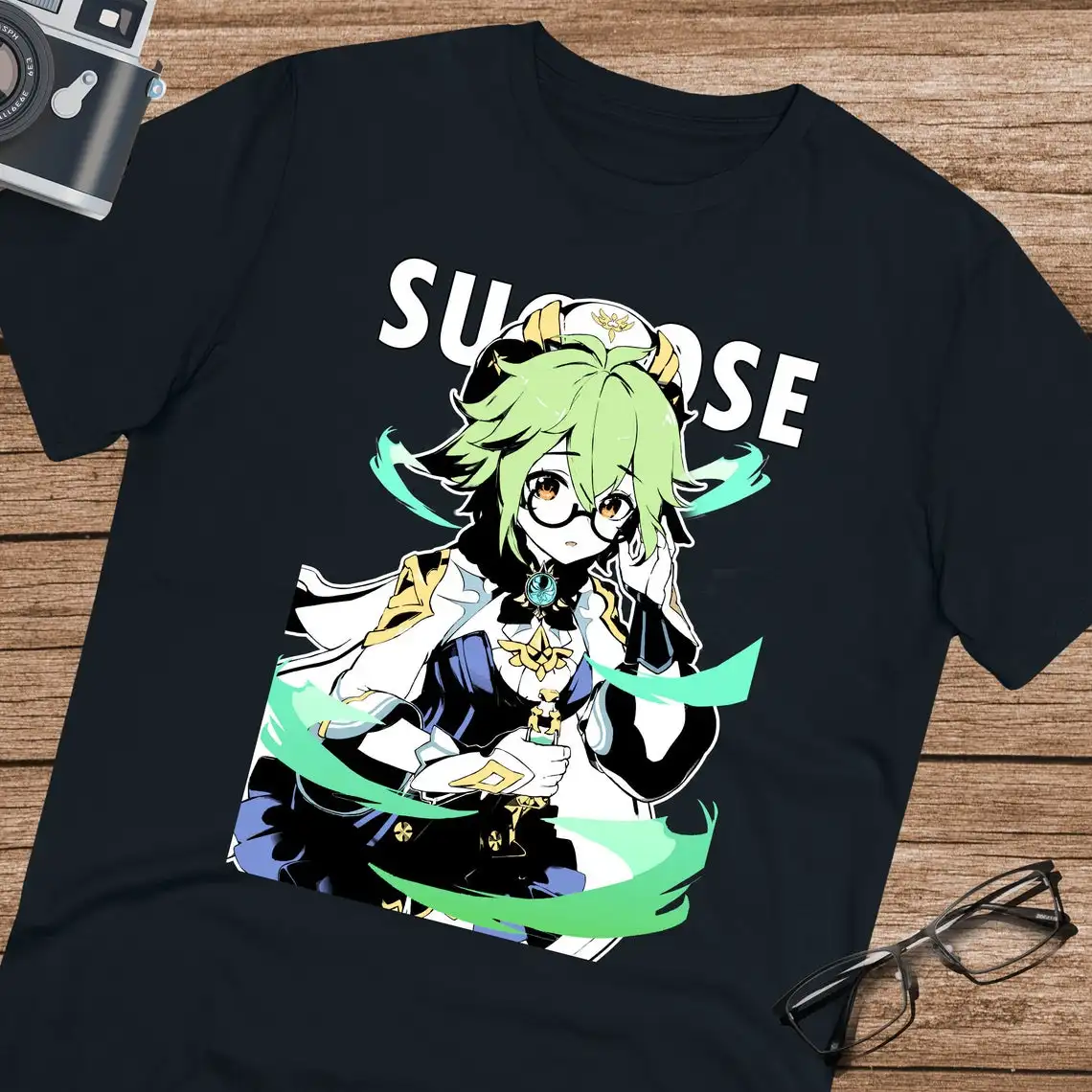 2021 Men/Women's Summer Black Street Fashion Hip Hop Sucrose Genshin impact T-shirt Cotton Tees Short Sleeve Tops
2021 Men/Women's Summer Black Street Fashion Hip Hop Sucrose Genshin impact T-shirt Cotton Tees Short Sleeve Tops