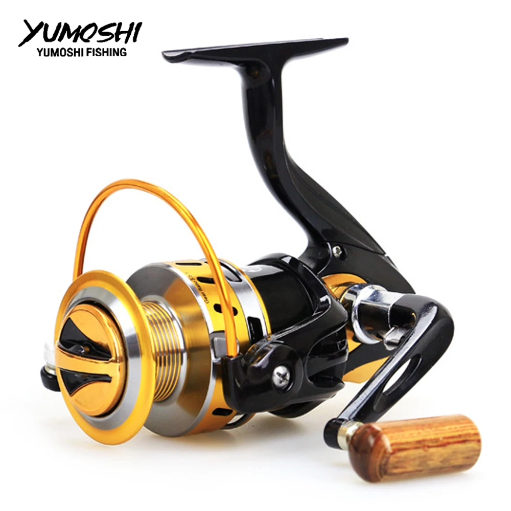 YUMOSHI Quality YB 2000-7000 5.5:1 Spinning Reel 12BB Fishing Reel fly Wheel Carp Fishing Tackle
YUMOSHI Quality YB 2000-7000 5.5:1 Spinning Reel 12BB Fishing Reel fly Wheel Carp Fishing Tackle