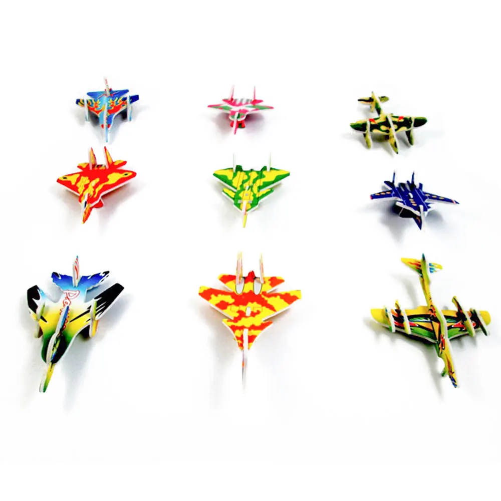 10pcs Montessori 3D Aircraft Models Cardboard Jigsaw Airplane Model Building Kids Toys for Children Funny DIY Toys Random Color
10pcs Montessori 3D Aircraft Models Cardboard Jigsaw Airplane Model Building Kids Toys for Children Funny DIY Toys Random Color